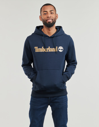 textil Herre Sweatshirts Timberland Linear Logo Hoodie Marineblå