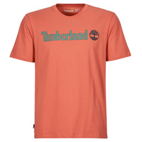 textil Herre T-shirts m. korte ærmer Timberland Linear Logo Short Sleeve Tee Brun