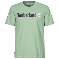 textil Herre T-shirts m. korte ærmer Timberland Linear Logo Short Sleeve Tee Grå / Grøn