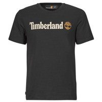 textil Herre T-shirts m. korte ærmer Timberland Linear Logo Short Sleeve Tee Sort