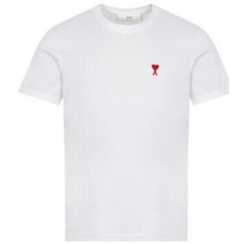 textil Herre T-shirts & poloer Ami Paris T SHIRT BFUTS001.724 Hvid