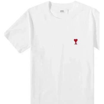 textil Herre T-shirts & poloer Ami Paris T SHIRT UTS004.726 Hvid