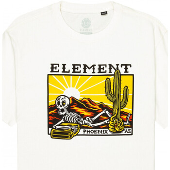 textil Herre T-shirts & poloer Element Dusk Hvid