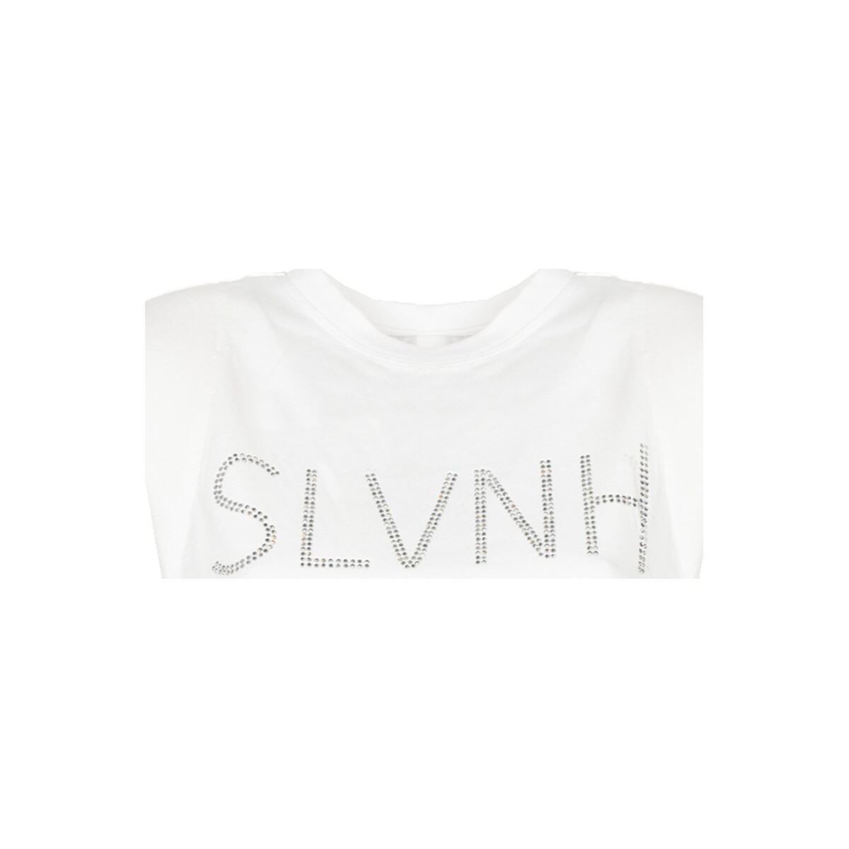textil Dame T-shirts m. korte ærmer Silvian Heach PGP22127TS Hvid