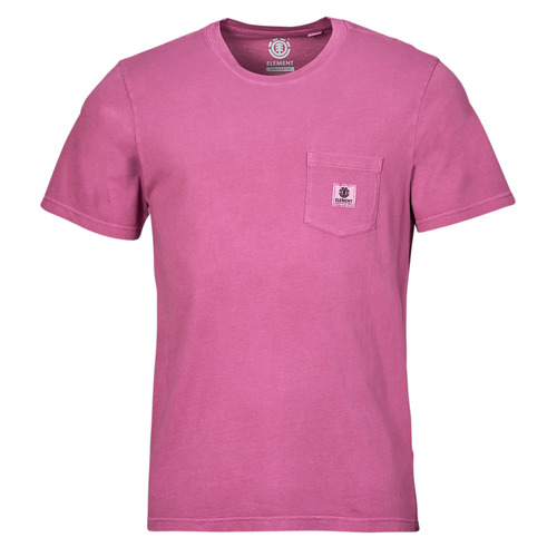 textil Herre T-shirts m. korte ærmer Element BASIC POCKET PIGMENT SS Pink