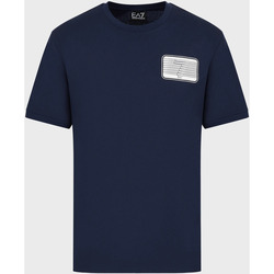 textil Herre T-shirts m. korte ærmer Emporio Armani  Blå