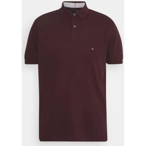 textil Herre Polo-t-shirts m. korte ærmer Tommy Hilfiger  Bordeaux