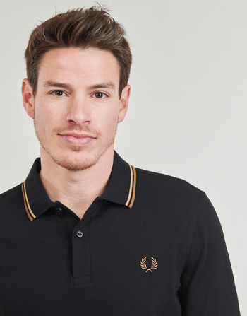 Fred Perry TWIN TIPPED FRED PERRY SHIRT Sort / Brun