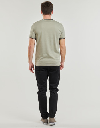 Fred Perry TWIN TIPPED T-SHIRT Grå