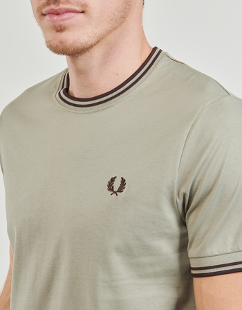 Fred Perry TWIN TIPPED T-SHIRT Grå