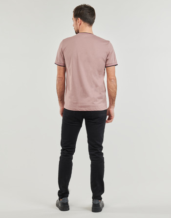 Fred Perry TWIN TIPPED T-SHIRT Pink / Sort