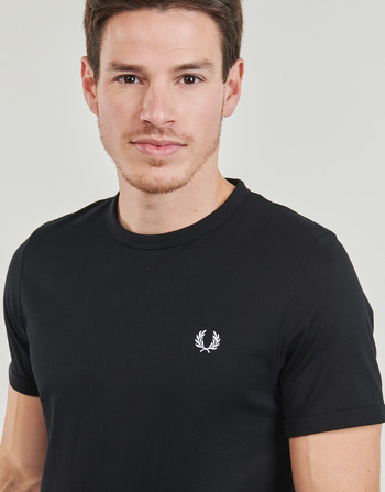 Fred Perry RINGER T-SHIRT Sort