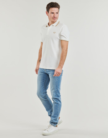 Fred Perry TWIN TIPPED FRED PERRY SHIRT Hvid / Beige