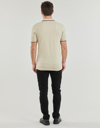 Fred Perry TWIN TIPPED FRED PERRY SHIRT Beige / Sort