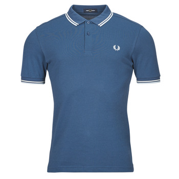 textil Herre Polo-t-shirts m. korte ærmer Fred Perry TWIN TIPPED FRED PERRY SHIRT Blå / Hvid