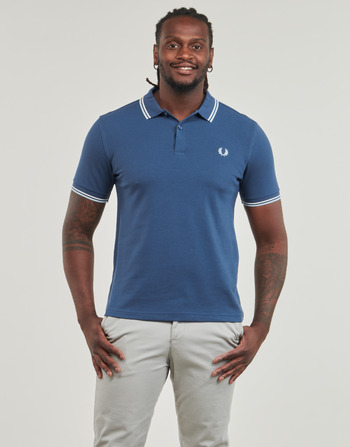 textil Herre Polo-t-shirts m. korte ærmer Fred Perry TWIN TIPPED FRED PERRY SHIRT Blå / Hvid