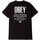 textil Herre T-shirts & poloer Obey visual ind. worldwide Sort