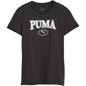 textil Pige T-shirts m. korte ærmer Puma 219619 Sort