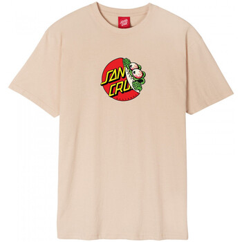 textil Herre T-shirts & poloer Santa Cruz Beware dot front t-shirt Beige