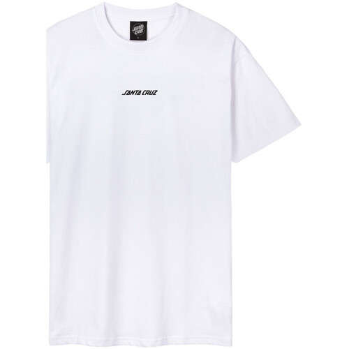 textil Herre T-shirts & poloer Santa Cruz Screaming flash center t-shirt Hvid