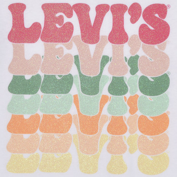 Levi's ORGANIC RETRO LEVIS SS TEE Flerfarvet / Hvid