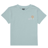 textil Pige T-shirts m. korte ærmer Levi's OCEAN BEACH SS TEE Blå / Pastel / Orange / Pastel