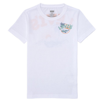 textil Dreng T-shirts m. korte ærmer Levi's SCENIC SUMMER TEE Flerfarvet / Hvid