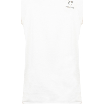 textil Dame T-shirts m. korte ærmer Pinko 1V108F Y5Y5 I Telefo Hvid