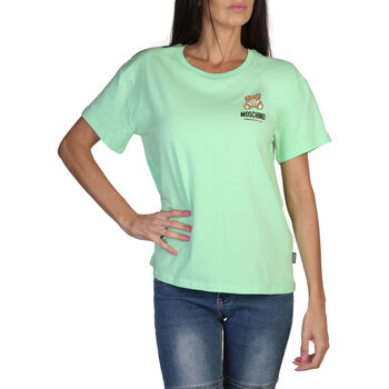 textil Dame T-shirts m. korte ærmer Moschino - A0784-4410 Grøn