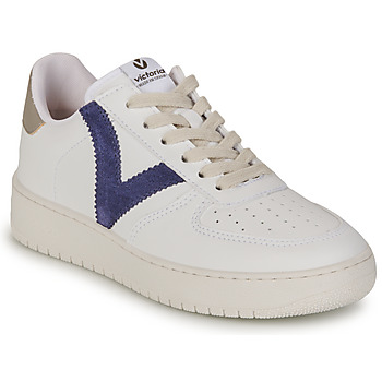 Sko Dame Lave sneakers Victoria MADRID Hvid / Blå