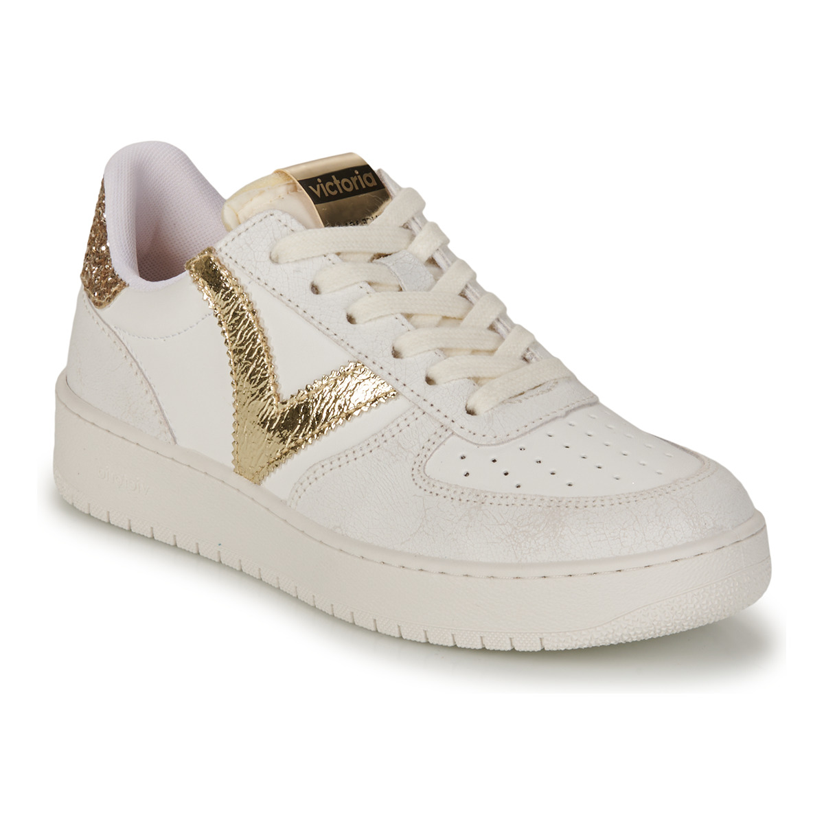 Sko Dame Lave sneakers Victoria MADRID Hvid / Guld