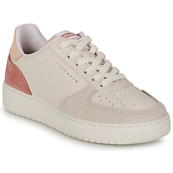 Sko Dame Lave sneakers Victoria MADRID Hvid / Pink