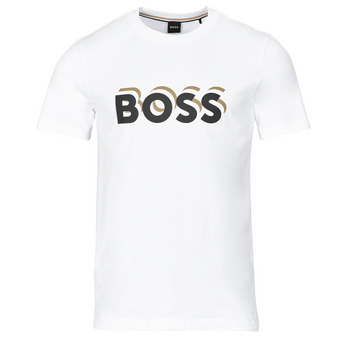 textil Herre T-shirts m. korte ærmer BOSS Tiburt 427 Hvid