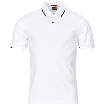 textil Herre Polo-t-shirts m. korte ærmer BOSS Passertip Hvid