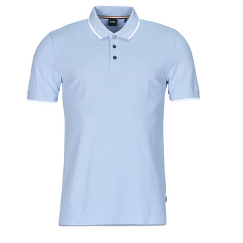 textil Herre Polo-t-shirts m. korte ærmer BOSS Parlay 190 Blå / Himmelblå