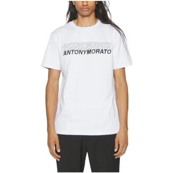 textil Herre T-shirts m. korte ærmer Antony Morato  Hvid