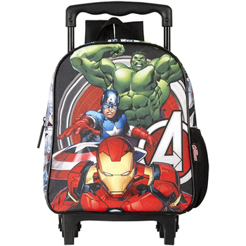 Tasker Børn Rygsække / skoletasker med hjul Avengers  Sort