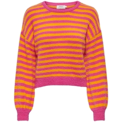 textil Dame Pullovere Only Piumo L/S - Fucshia Purple/Apricot Pink