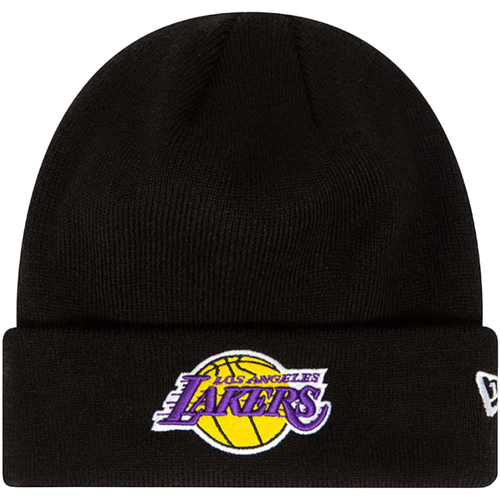Accessories Herre Huer New-Era Essential Cuff Beanie Los Angeles Lakers Hat Sort