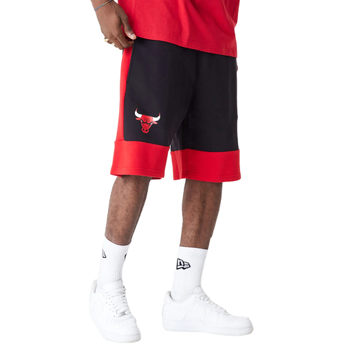 textil Herre Halvlange bukser New-Era NBA Colour Block Short Bulls Rød