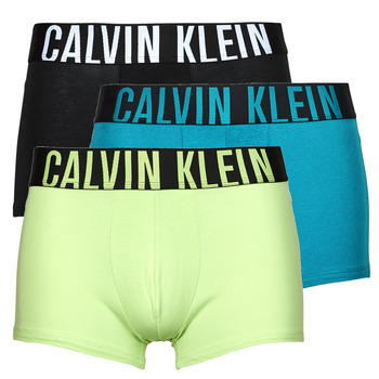 Undertøj Herre Trunks Calvin Klein Jeans TRUNK 3PK X3 Hvid / Sort / Blå