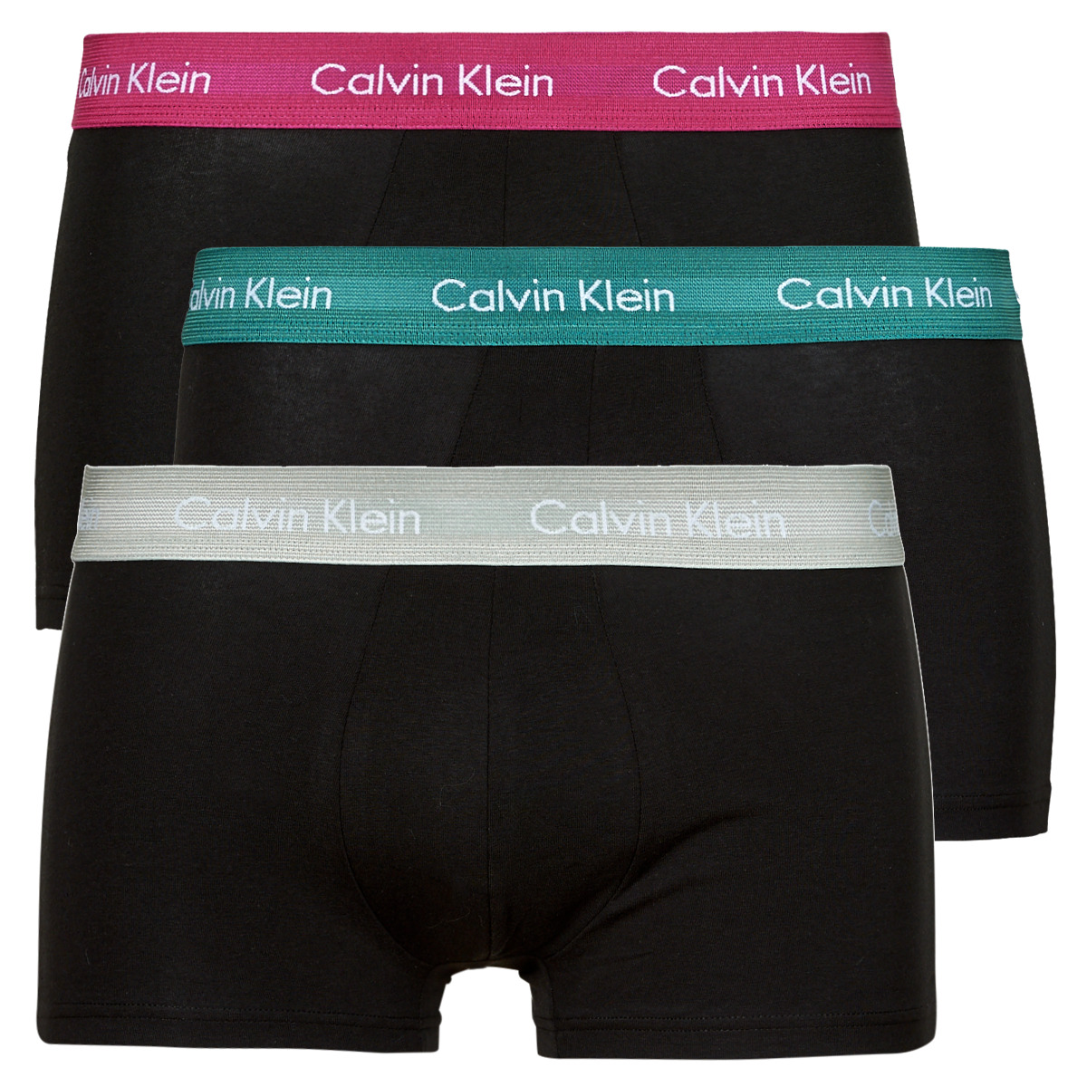 Undertøj Herre Trunks Calvin Klein Jeans LOW RISE TRUNK 3PK X3 Sort