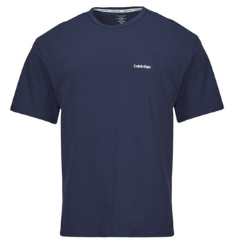 textil Herre T-shirts m. korte ærmer Calvin Klein Jeans S/S CREW NECK Marineblå