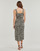 textil Dame Lange kjoler Deeluxe SHELLY Sort / Hvid