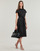 textil Dame Lange kjoler Liu Jo MA4158 Sort