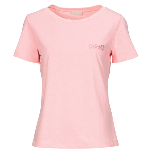 textil Dame T-shirts m. korte ærmer Liu Jo MA4395 Pink