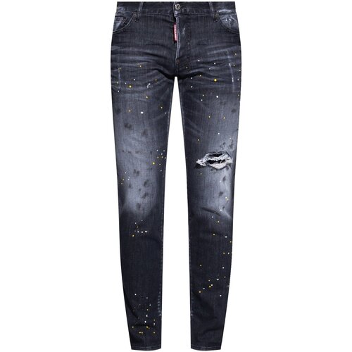 textil Herre Lige jeans Dsquared S71LB0889 Sort