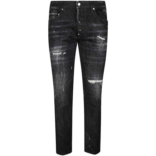 textil Herre Jeans - skinny Dsquared S74LB0814 Sort