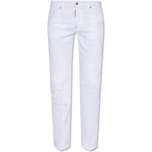 textil Herre Jeans - skinny Dsquared S71LB1055 Hvid