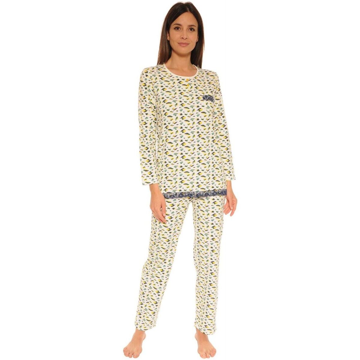 textil Dame Pyjamas / Natskjorte Christian Cane AMANDINE Beige